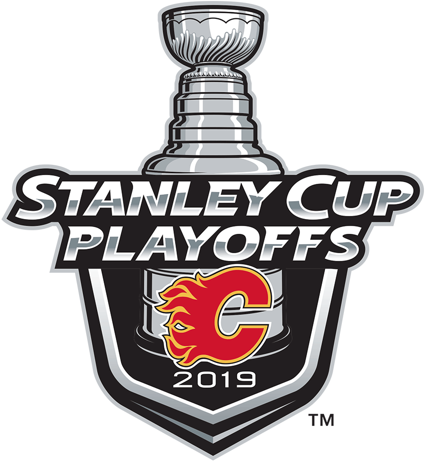 Calgary Flames 2019 Playoffs Logo iron on heat transfer